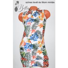 Mintás, fodros nyakú tunika S, M, L