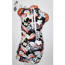 Mintás, fodros nyakú tunika S, M, L