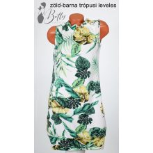 Mintás, nyakánál fodros ruha S, M, L