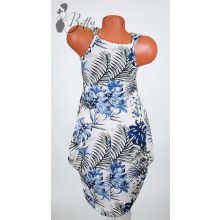 Csípőnél bővülő fazonú, mintás ruha S, M, L