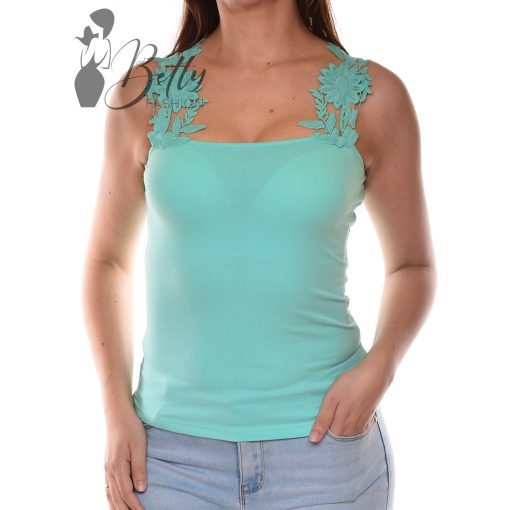 White Top with Jewelry Embellishment S/M