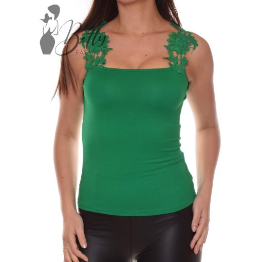 White Top with Jewelry Embellishment S/M