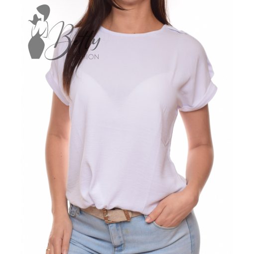 Egyszínű, lenge fazonú blúz S/M, L/XL