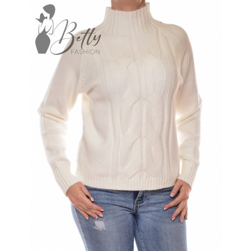 White Top with Jewelry Embellishment S/M