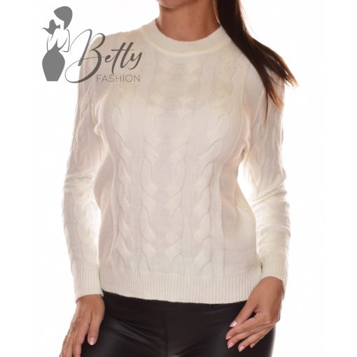 White Top with Jewelry Embellishment S/M