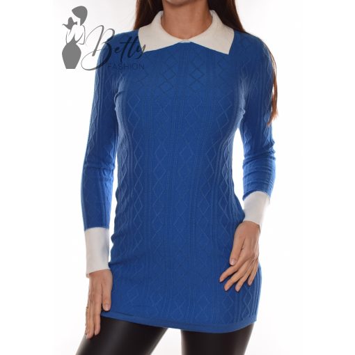 Ing galléros, anyagában mintás kötött tunika S/M, L/XL