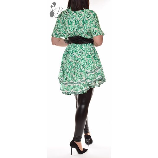 Mintás, fodros aljú tunika S/M, L/XL