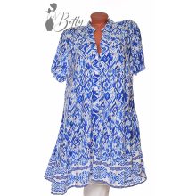 Mintás, fodros aljú tunika S/M, L/XL