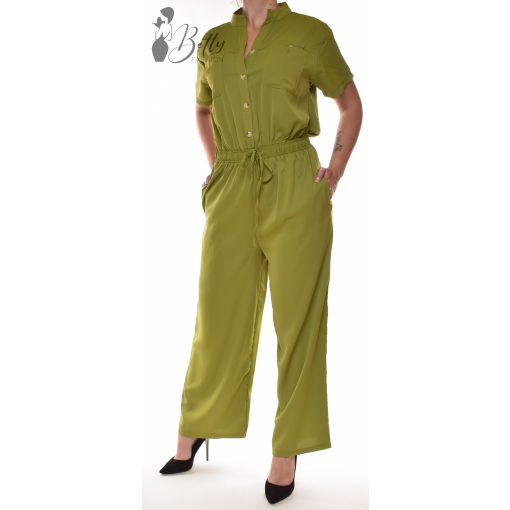 Egyszínű, bő szárú overáll S/M, L/XL