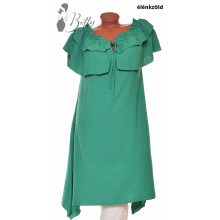 Vállnál fodros, elől megkötős ruha XL, 2XL