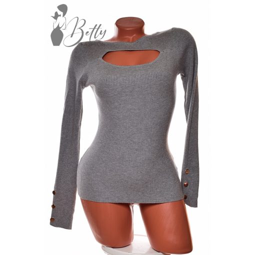 White Top with Jewelry Embellishment S/M