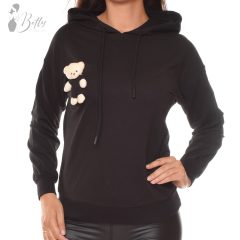 Mellnél zsebes és macis pulóver S, M, L, XL