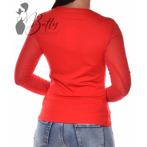 Tüllbetétes felső S/M, M/L