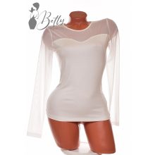 Tüllbetétes felső S/M, M/L