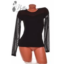 Tüllbetétes felső S/M, M/L