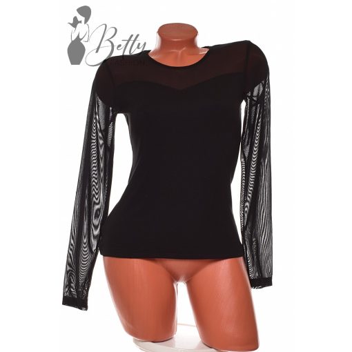 Tüllbetétes felső S/M, M/L