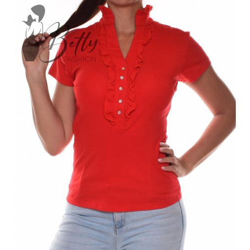 White Top with Jewelry Embellishment S/M