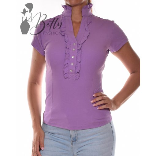 White Top with Jewelry Embellishment S/M