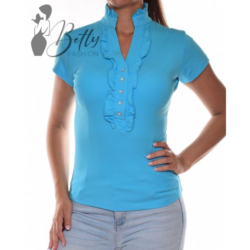 White Top with Jewelry Embellishment S/M
