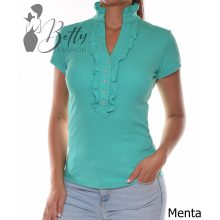 White Top with Jewelry Embellishment S/M