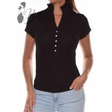 Fodros nyakú, álló galléros felső S/M, L/XL