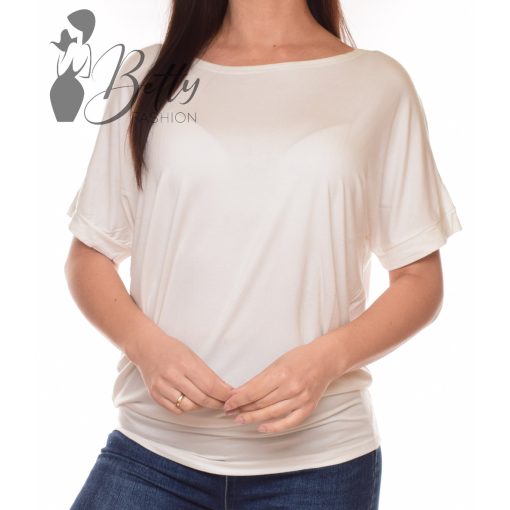 White Top with Jewelry Embellishment S/M