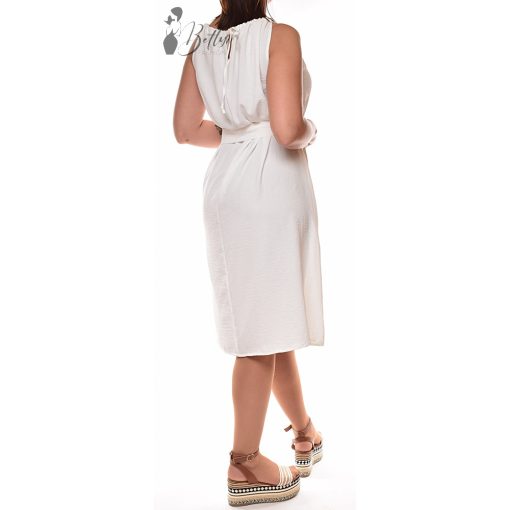 Egyszínű, deréknál megkötős ruha S, M, L, XL