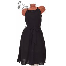 Egyszínű, deréknál megkötős ruha S, M, L, XL