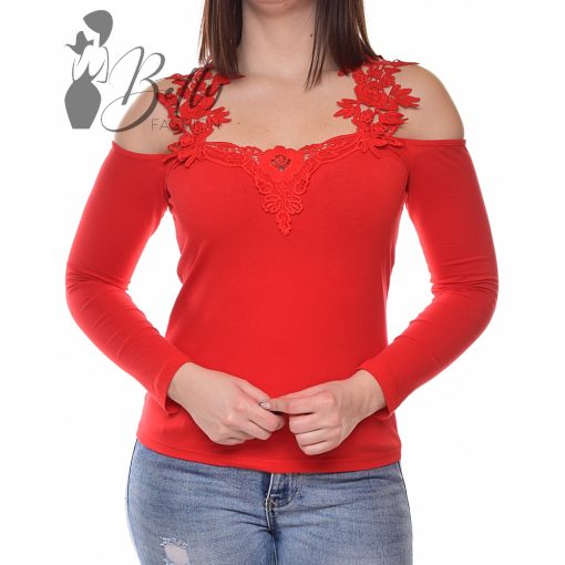 Ribbed Crochet Insert Top S/M