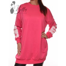 Feliratos, laza fazonú pulcsiruha M-L-XL