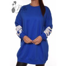 Feliratos, laza fazonú pulcsiruha M-L-XL