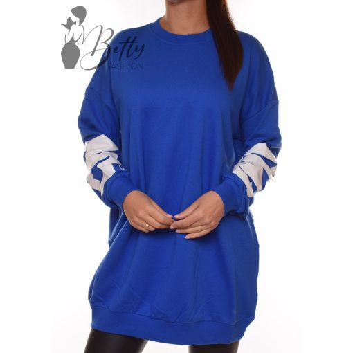 Feliratos, laza fazonú pulcsiruha M-L-XL