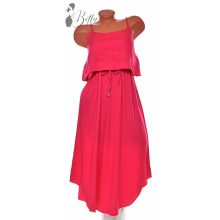 Deréknál megkötős, kerekített aljú ruha M/L, XL/2XL 