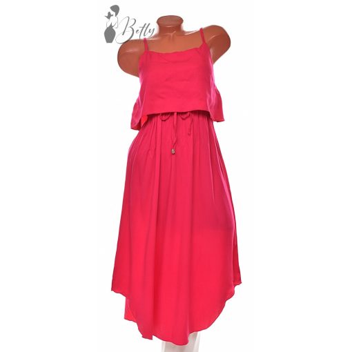 Deréknál megkötős, kerekített aljú ruha M/L, XL/2XL 