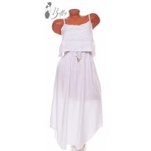 Deréknál megkötős, kerekített aljú ruha M/L, XL/2XL 