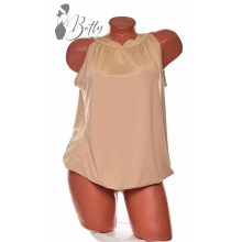 White Top with Jewelry Embellishment S/M