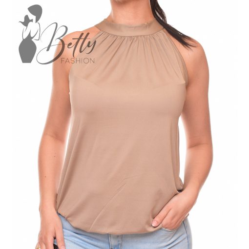 Nyakánál megkötős, alján gumis felső S/M, M/L