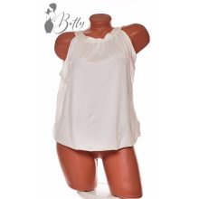 White Top with Jewelry Embellishment S/M