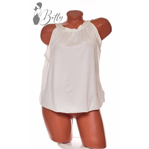 White Top with Jewelry Embellishment S/M