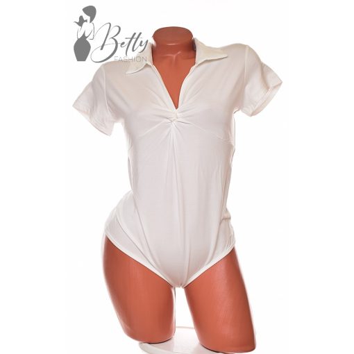 White Top with Jewelry Embellishment S/M