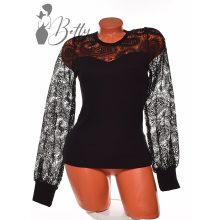 Horgolt betétes felső S/M, M/L