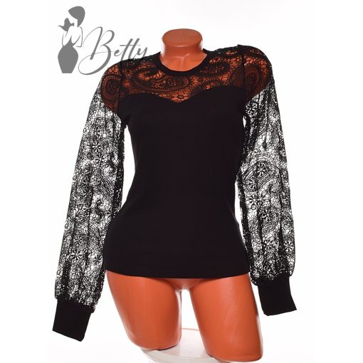 Horgolt betétes felső S/M, M/L