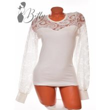 Horgolt betétes felső S/M, M/L