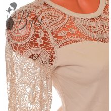 Horgolt betétes felső S/M, M/L