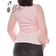 White Top with Jewelry Embellishment S/M