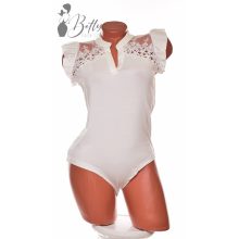 White Top with Jewelry Embellishment S/M