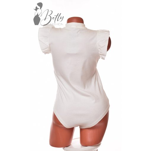 White Top with Jewelry Embellishment S/M