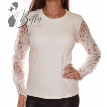 Horgolt ujjú felső M/L, L/XL