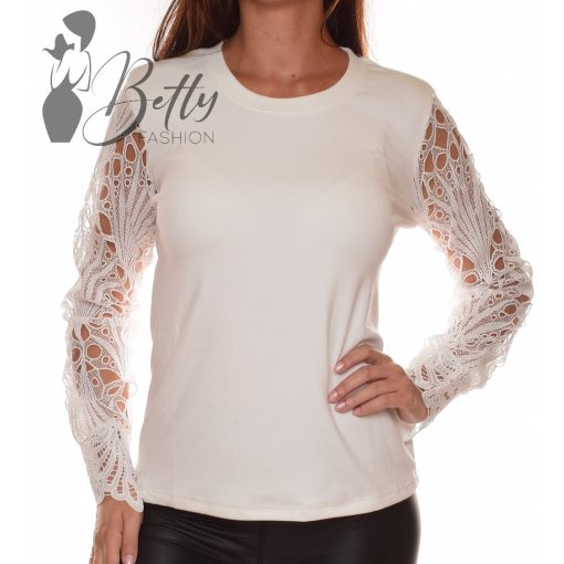 Horgolt ujjú felső M/L, L/XL