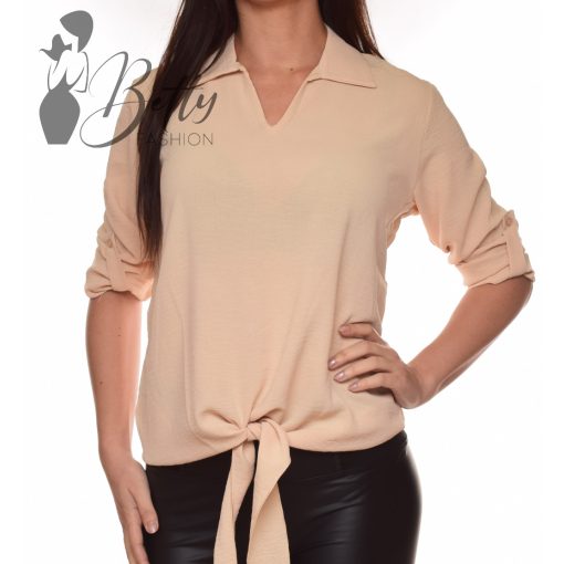 Ing galléros, megkötős blúz S/M, L/XL